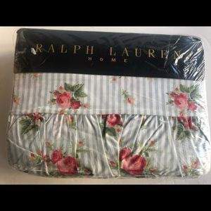New in Packaging Hard to Find Ralph Lauren Vintage Queen Rare Emma Flat Sheet